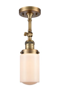 Franklin Semi-Flush Mount Brushed Satin Nickel