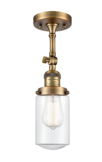Franklin Semi-Flush Mount Brushed Satin Nickel