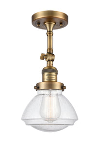 Franklin Semi-Flush Mount Brushed Satin Nickel