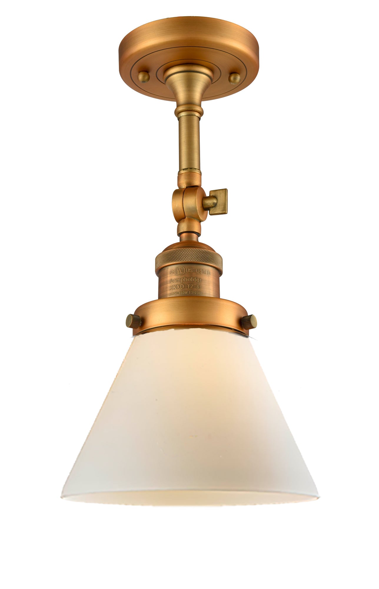 Franklin Semi-Flush Mount Brushed Nickel