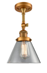 Franklin Semi-Flush Mount Brushed Nickel
