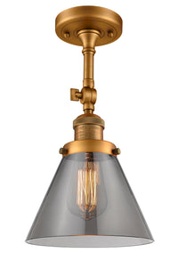 Franklin Semi-Flush Mount Brushed Satin Nickel