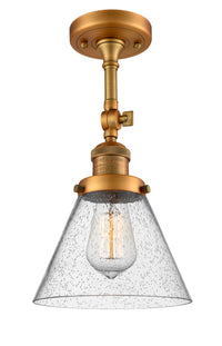 Franklin Semi-Flush Mount Brushed Nickel