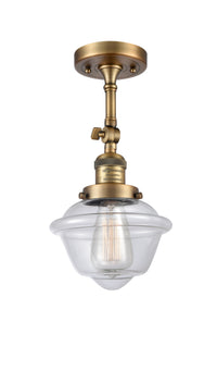 Franklin Semi-Flush Mount Brushed Nickel