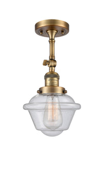 Franklin Semi-Flush Mount Brushed Nickel