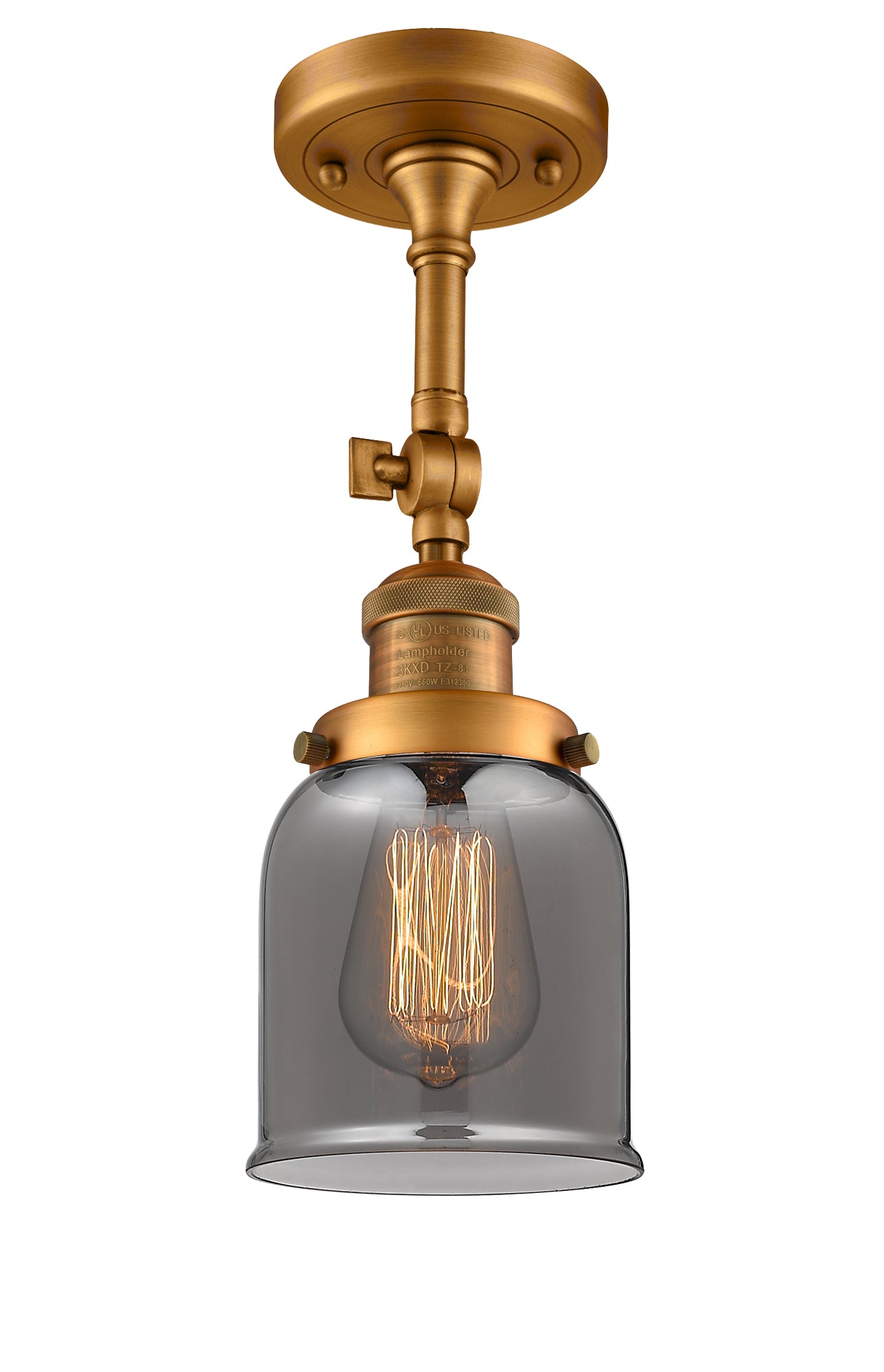 Franklin Semi-Flush Mount Satin Nickel