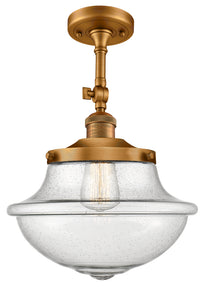 Franklin Semi-Flush Mount Brushed Nickel