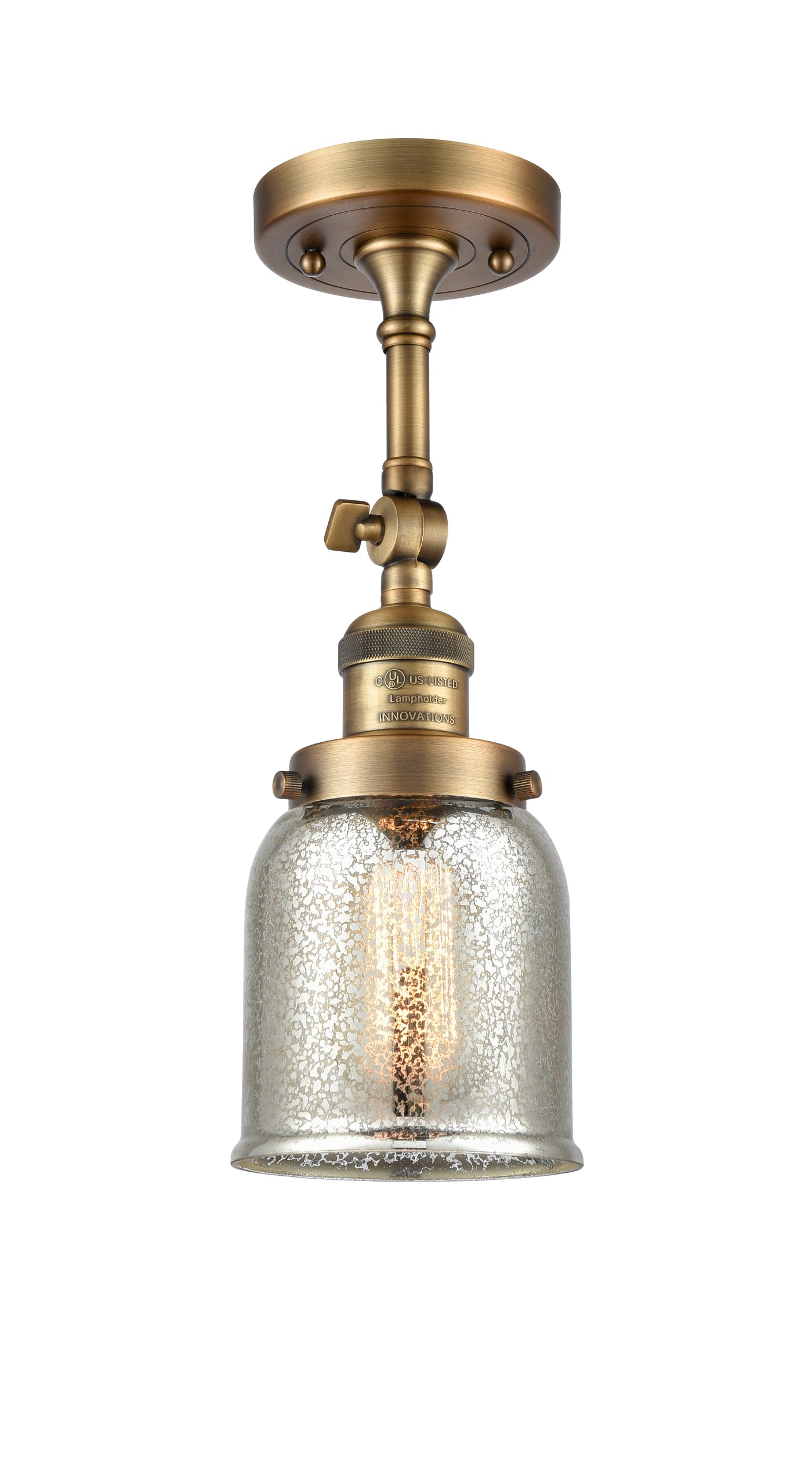 Franklin Semi-Flush Mount Satin Nickel