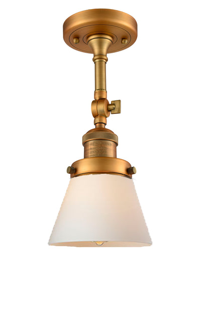 Franklin Semi-Flush Mount Seedy Glass Satin