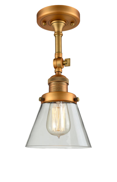 Franklin Semi-Flush Mount Seedy Glass Satin