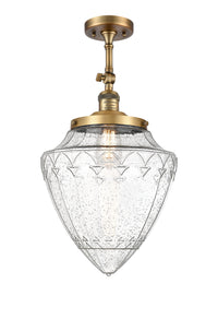 Franklin Semi-Flush Mount Brushed Nickel