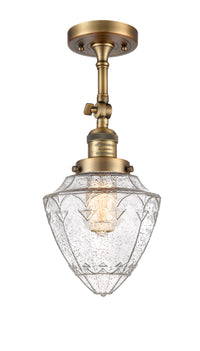 Franklin Semi-Flush Mount Brushed Satin Nickel