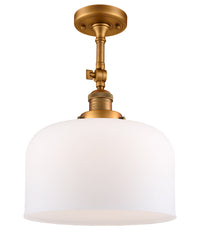 Franklin Semi-Flush Mount Brushed Nickel