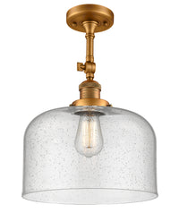 Franklin Semi-Flush Mount Brushed Nickel