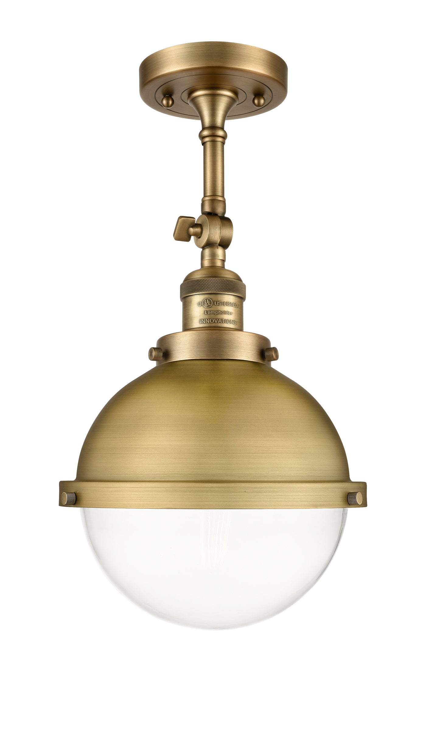 Franklin Semi-Flush Mount Brushed Satin Nickel