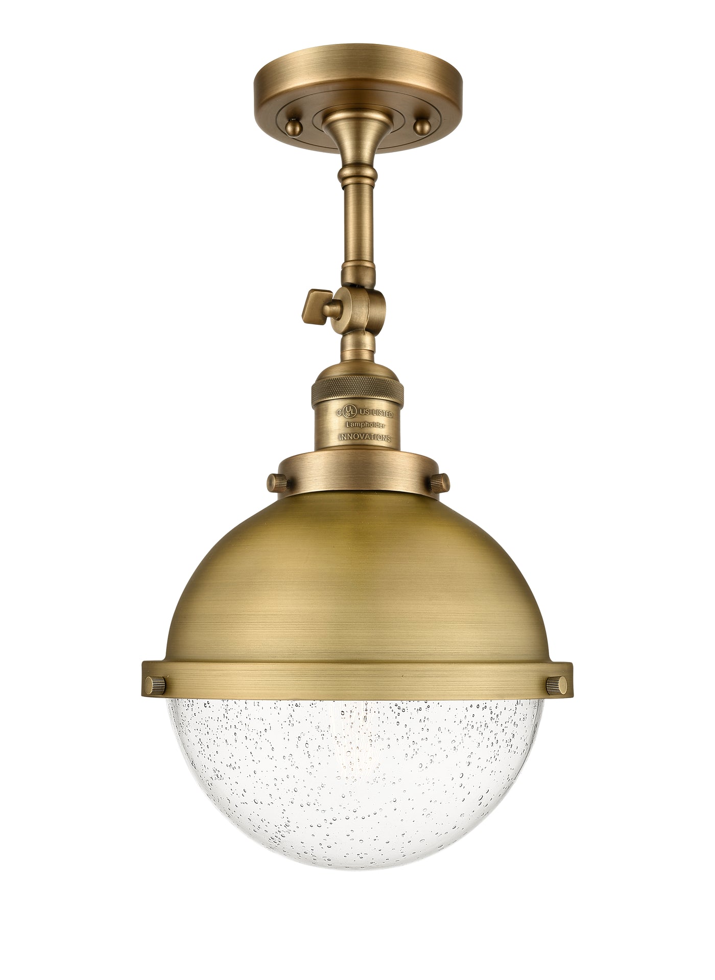 Franklin Semi-Flush Mount Brushed Satin Nickel