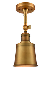Franklin Semi-Flush Mount Brushed Satin Nickel