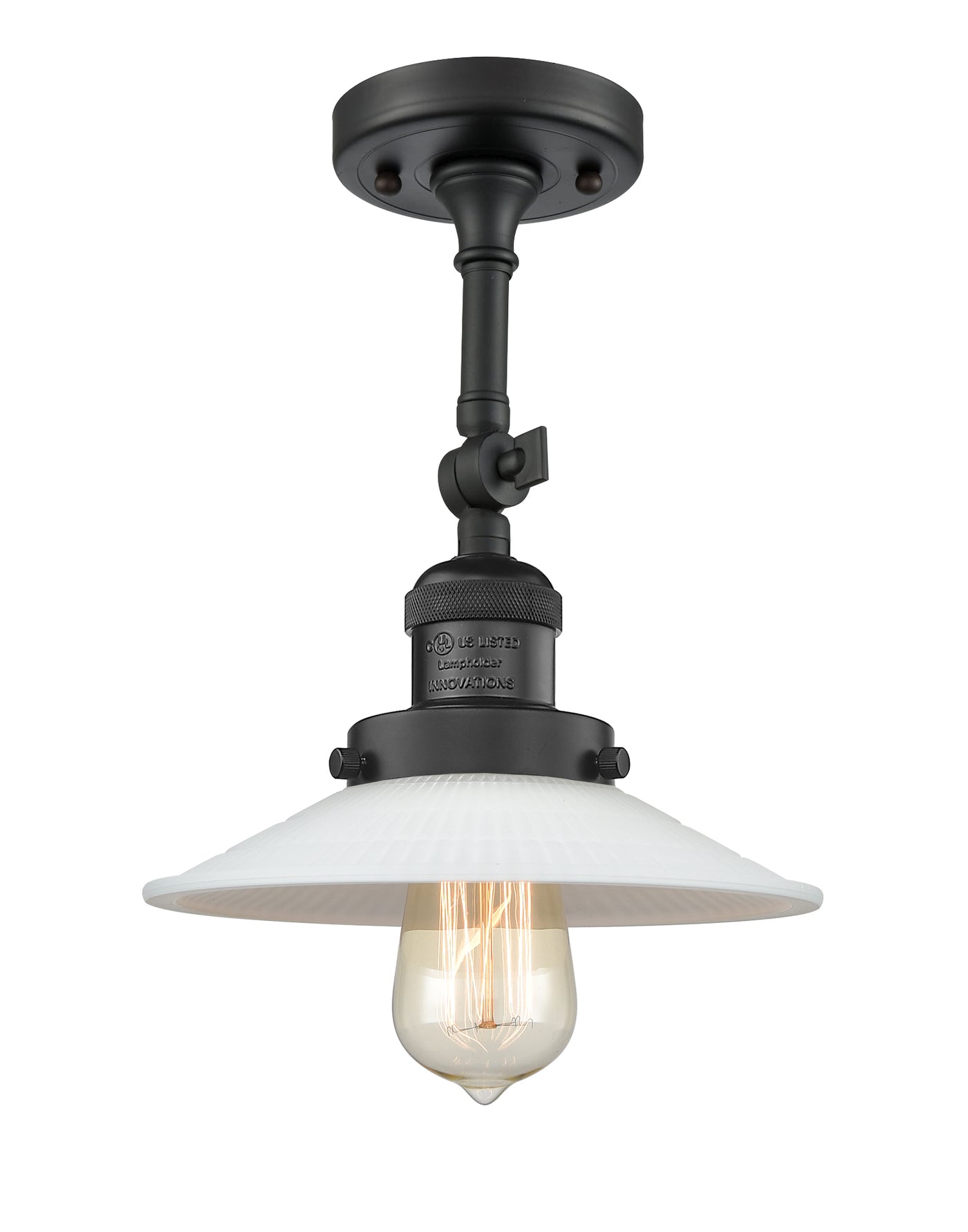 Franklin Restoration Semi-Flush Mount Matte White