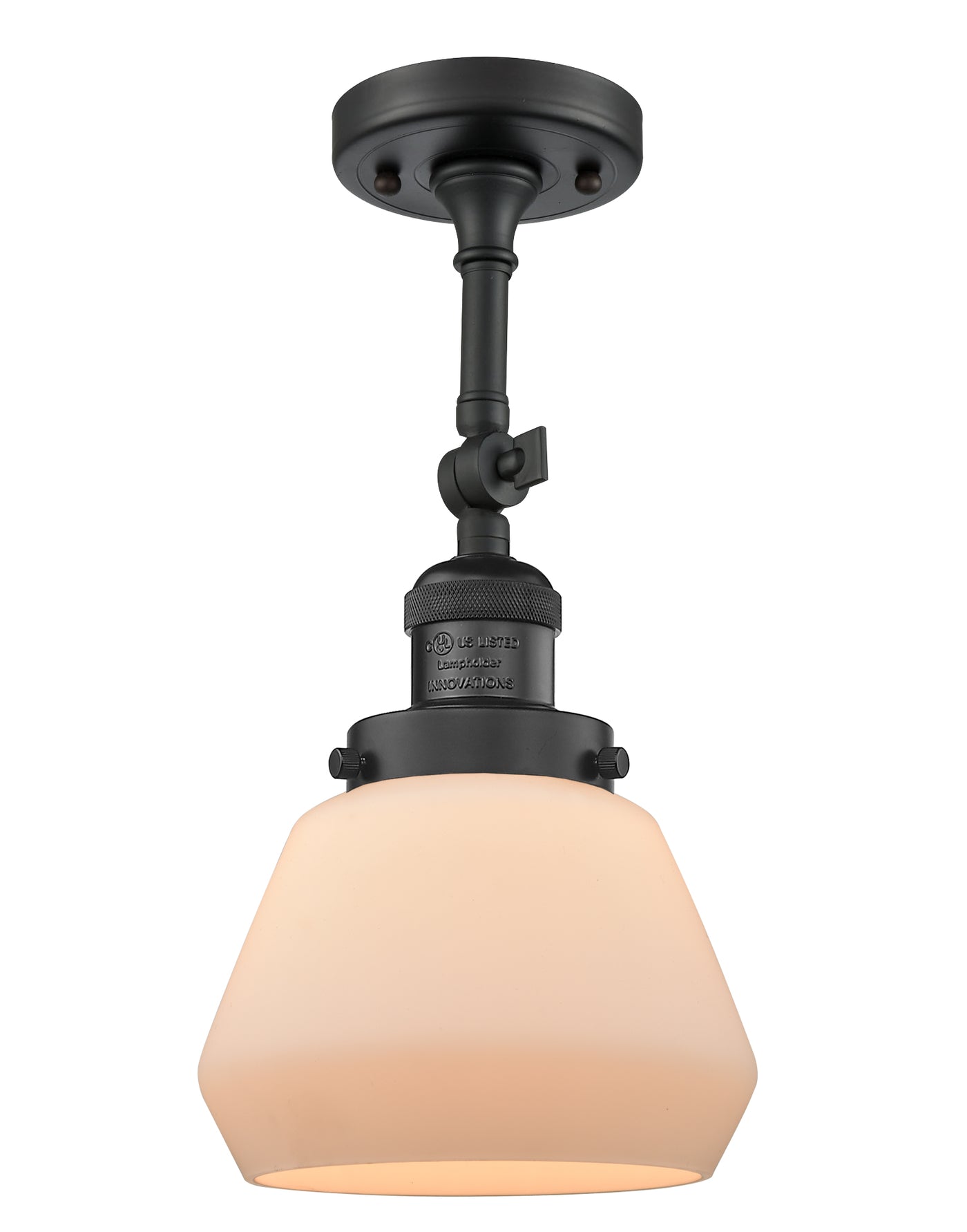 Franklin Semi-Flush Mount Brushed Nickel Steel