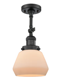 Franklin Semi-Flush Mount Brushed Nickel Steel