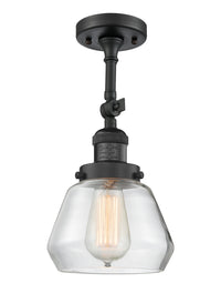 Franklin Semi-Flush Mount Brushed Nickel Steel