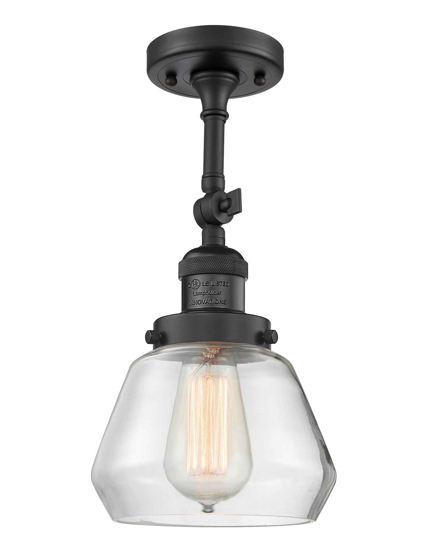 Franklin Semi-Flush Mount Brushed Satin Nickel