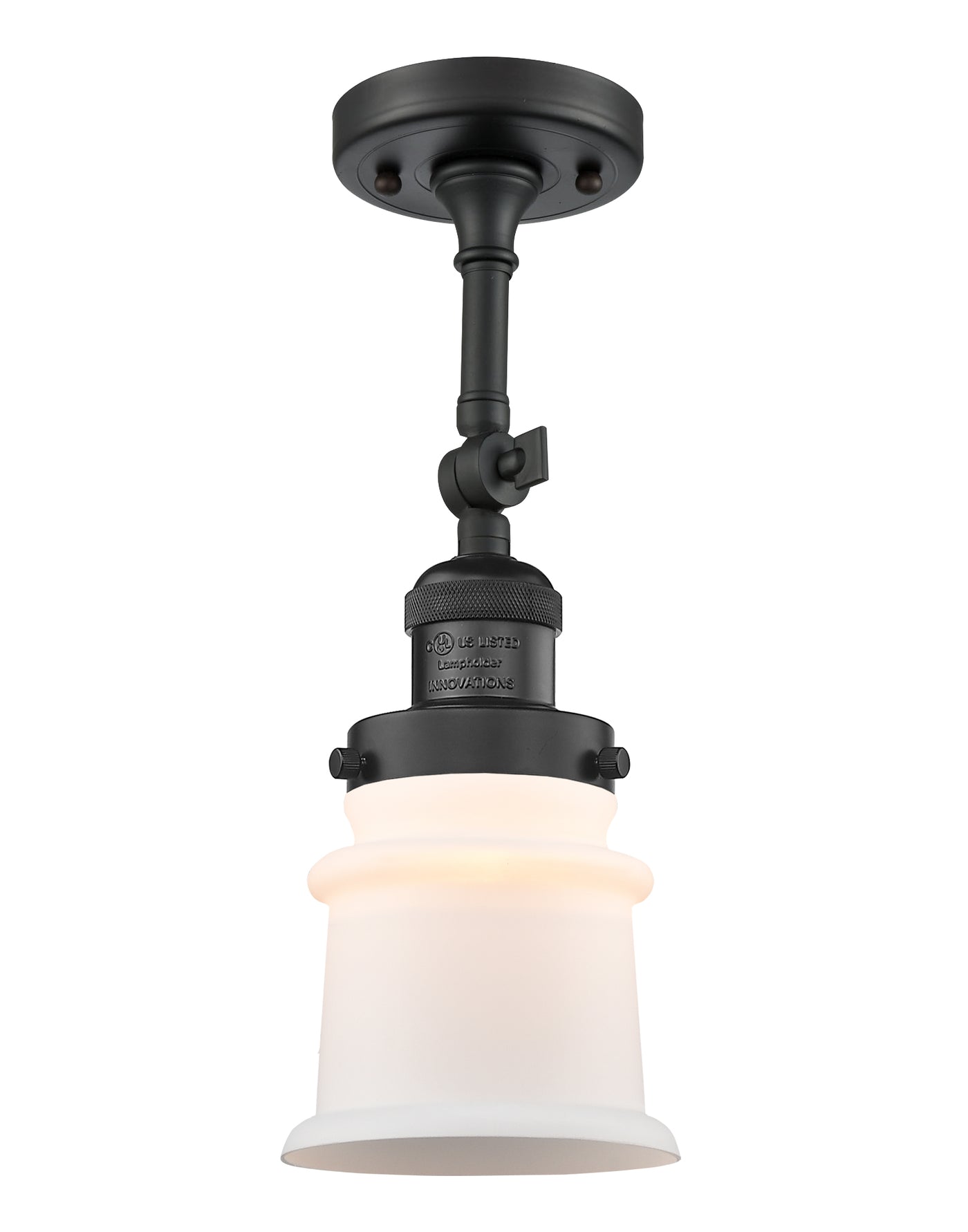 Franklin Semi-Flush Mount Brushed Nickel