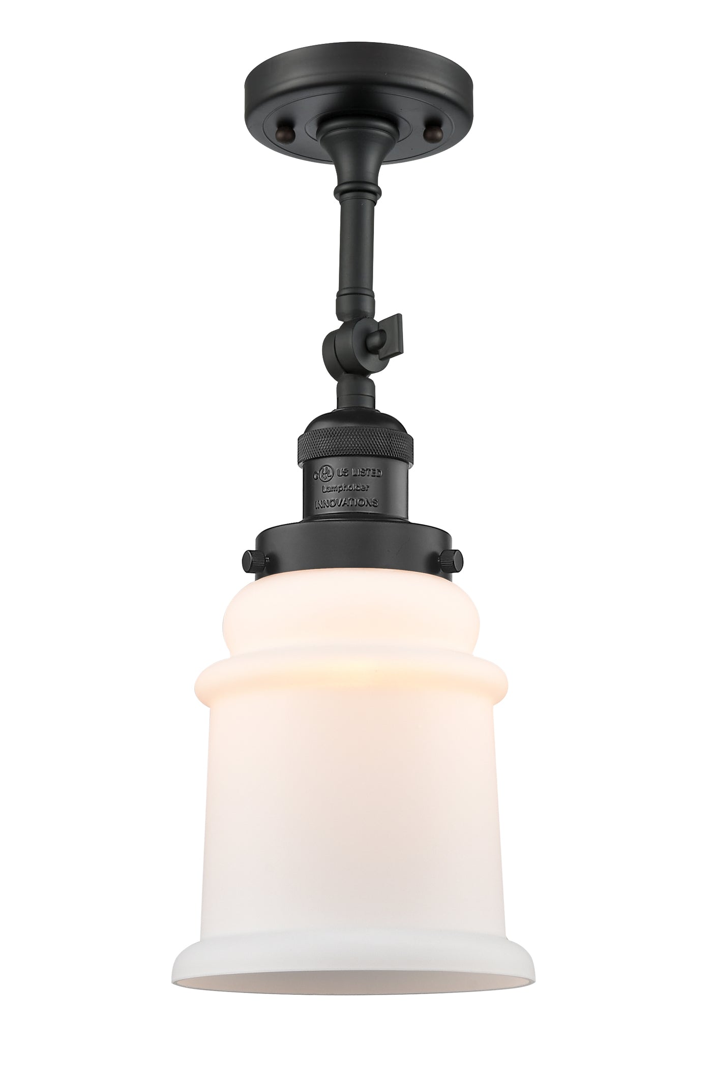 Franklin Semi-Flush Mount Brushed Nickel