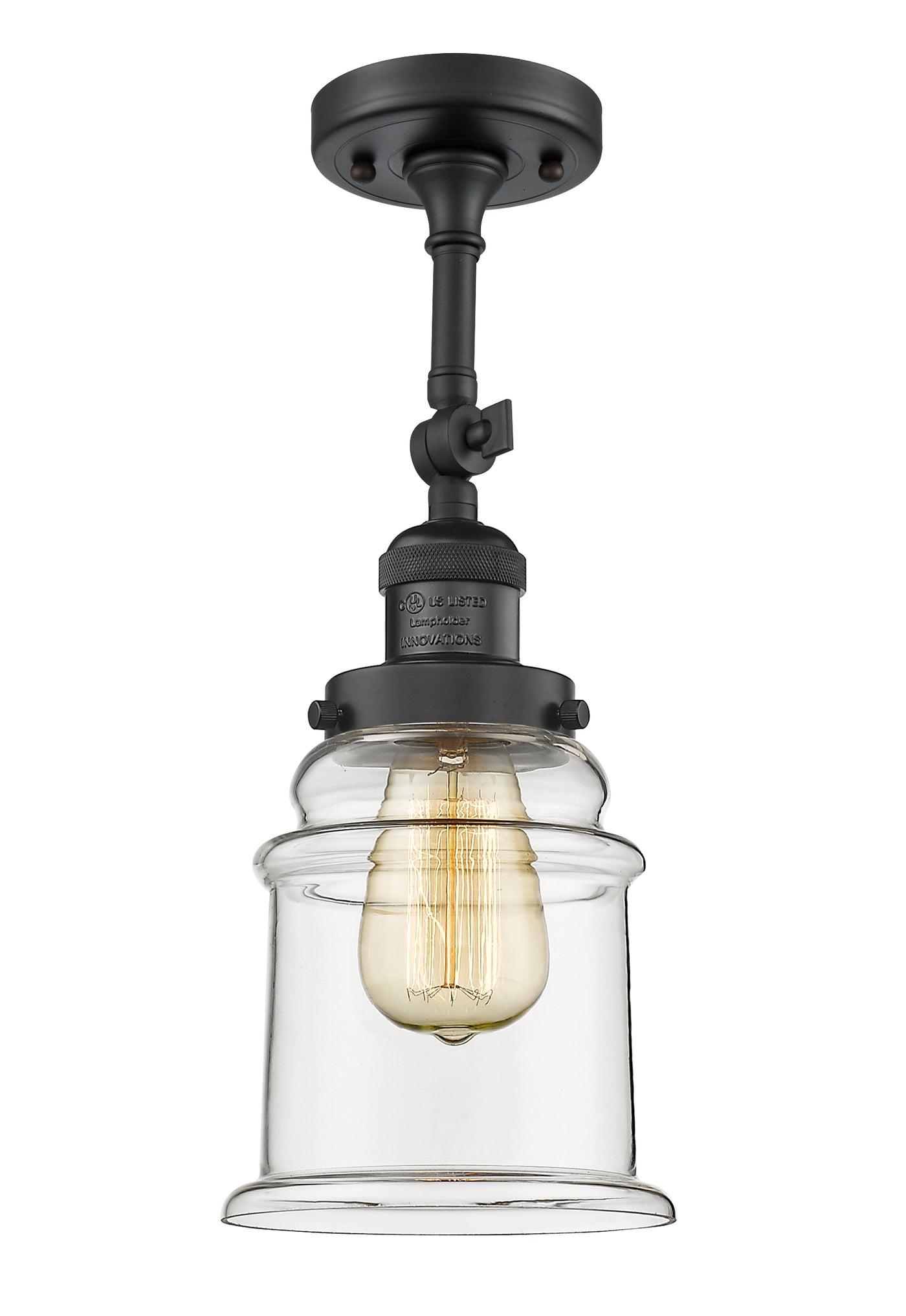 Franklin Semi-Flush Mount Brushed Nickel