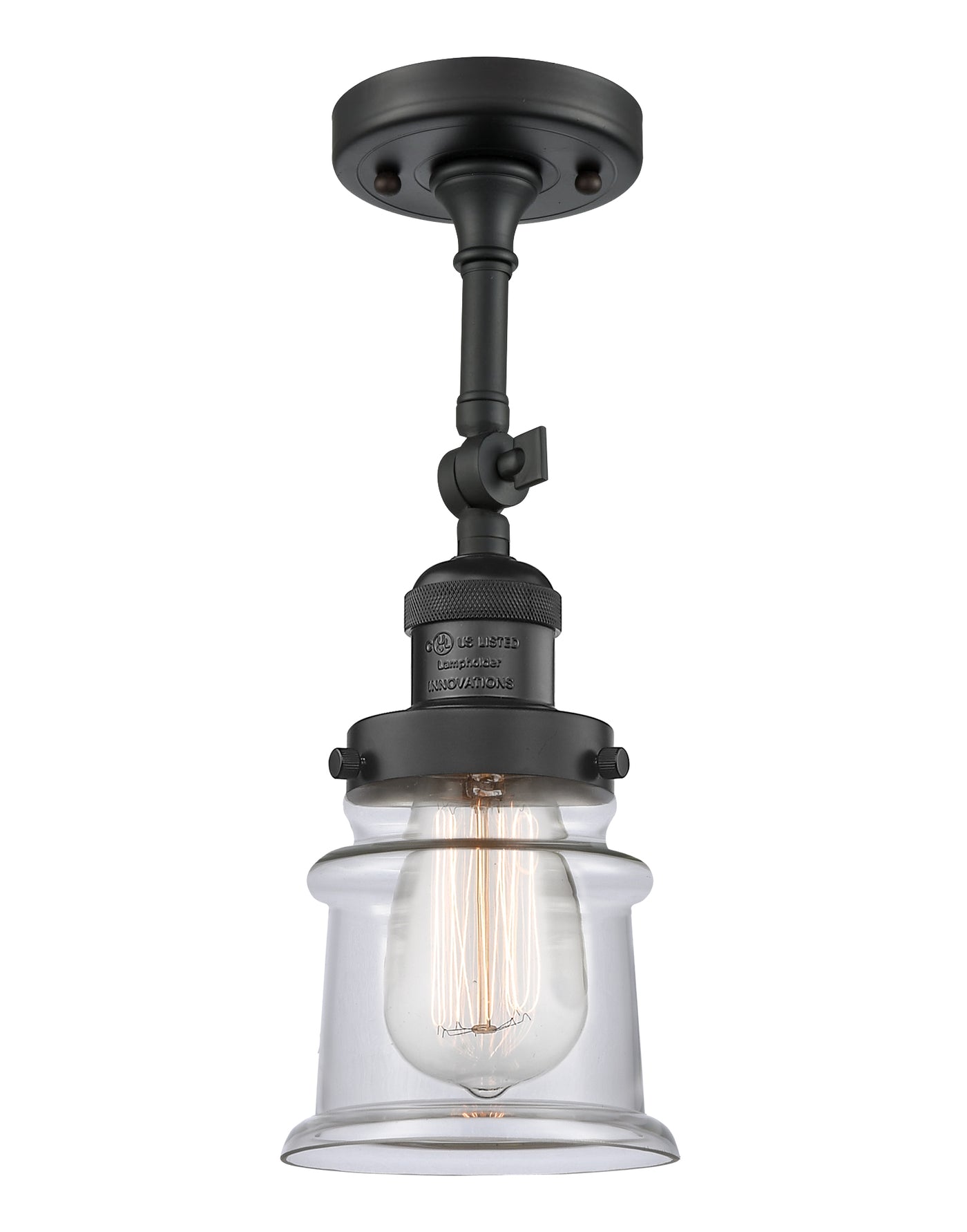 Franklin Semi-Flush Mount Brushed Satin Nickel