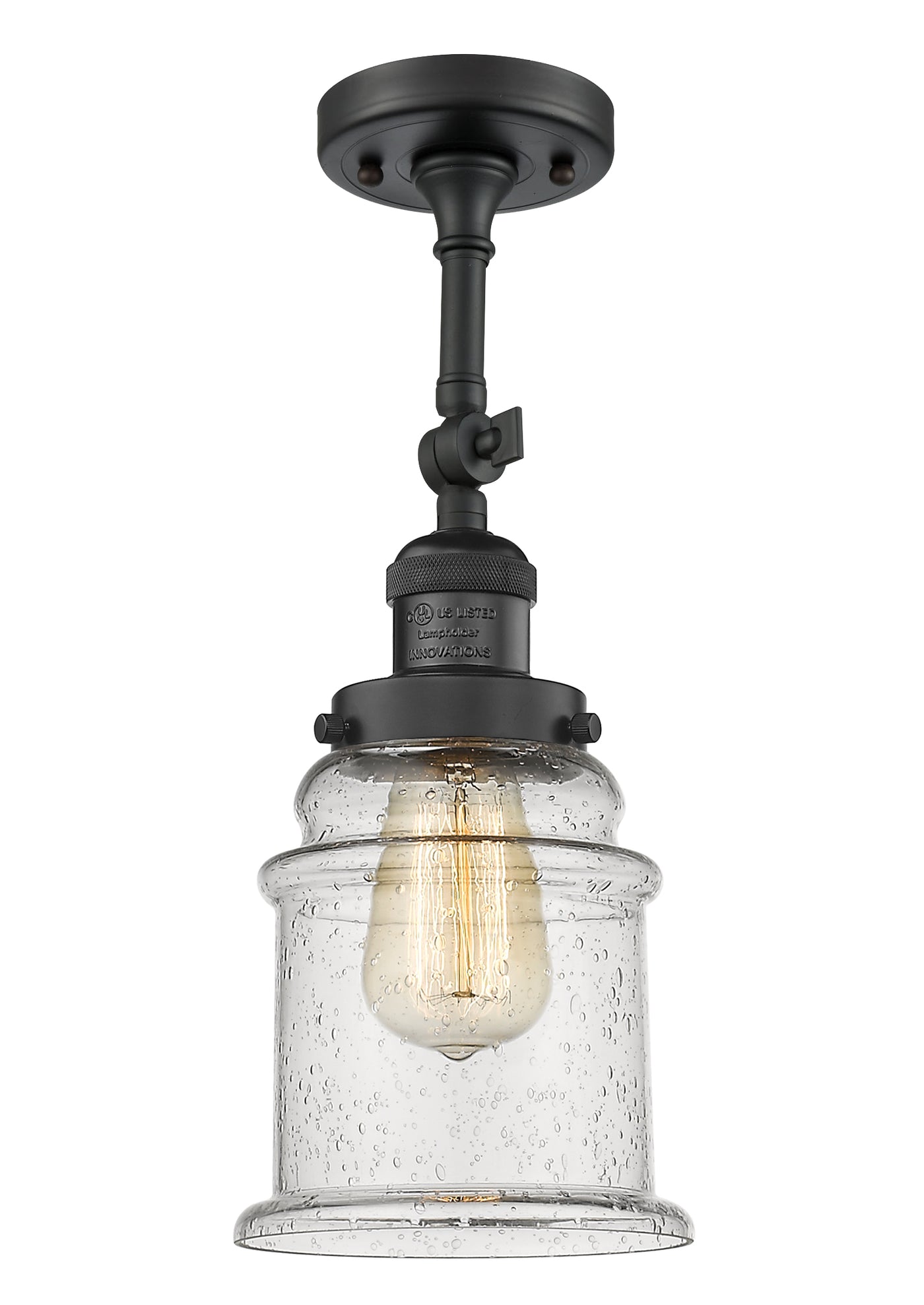 Franklin Semi-Flush Mount Brushed Nickel