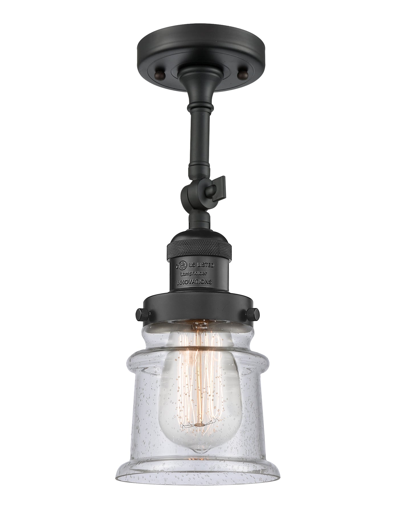 Franklin Semi-Flush Mount Brushed Satin Nickel