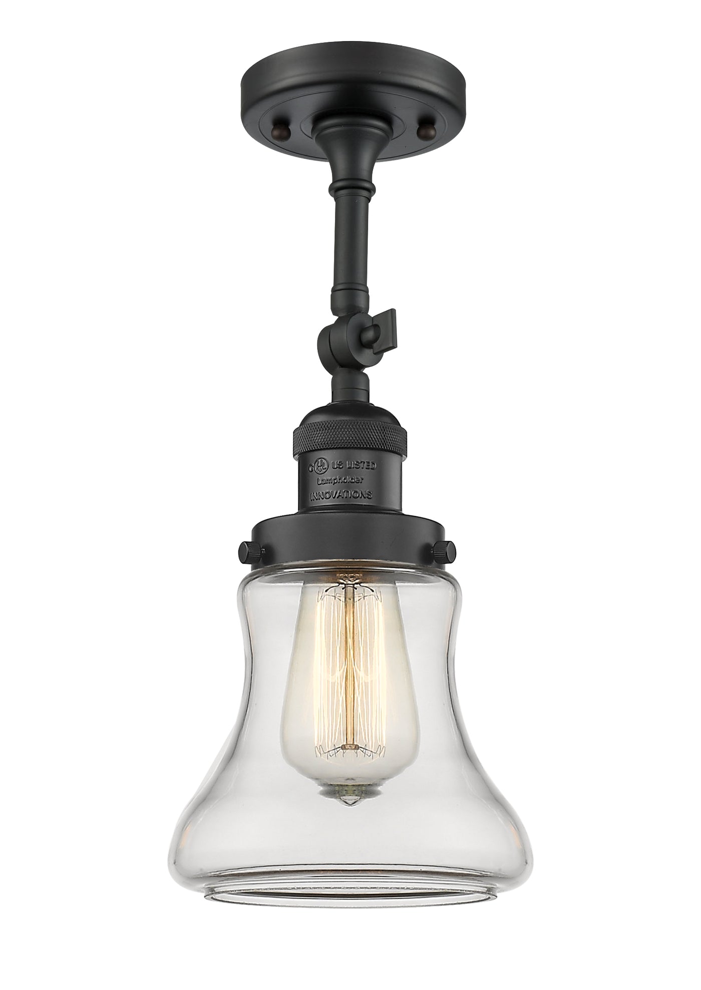 Franklin Semi-Flush Mount Brushed Nickel