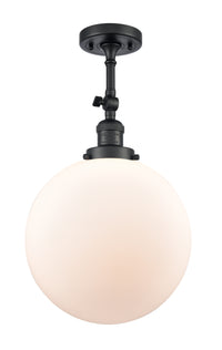 Franklin Semi-Flush Mount Brushed Satin Nickel