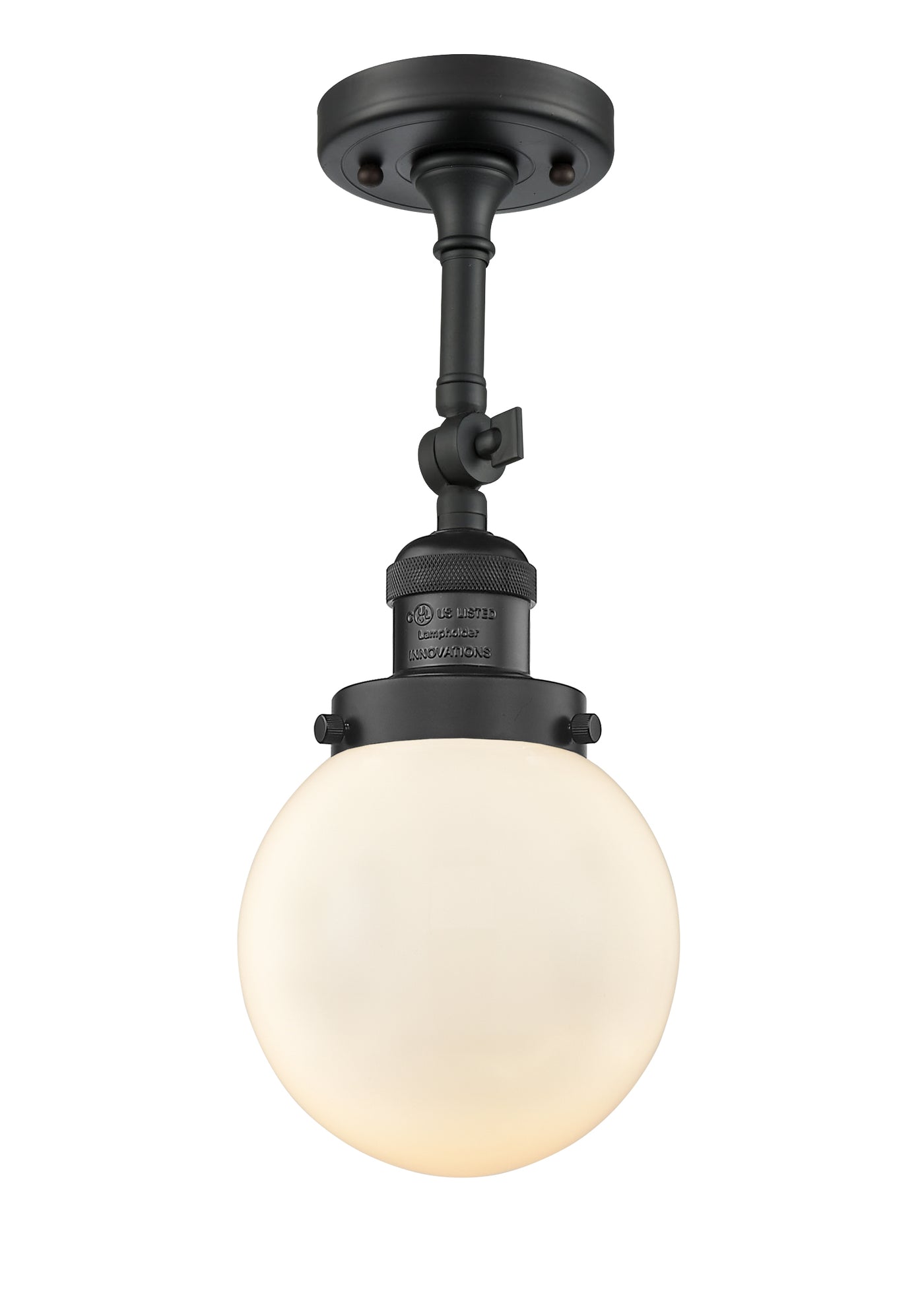 Franklin Semi-Flush Mount Brushed Satin Nickel