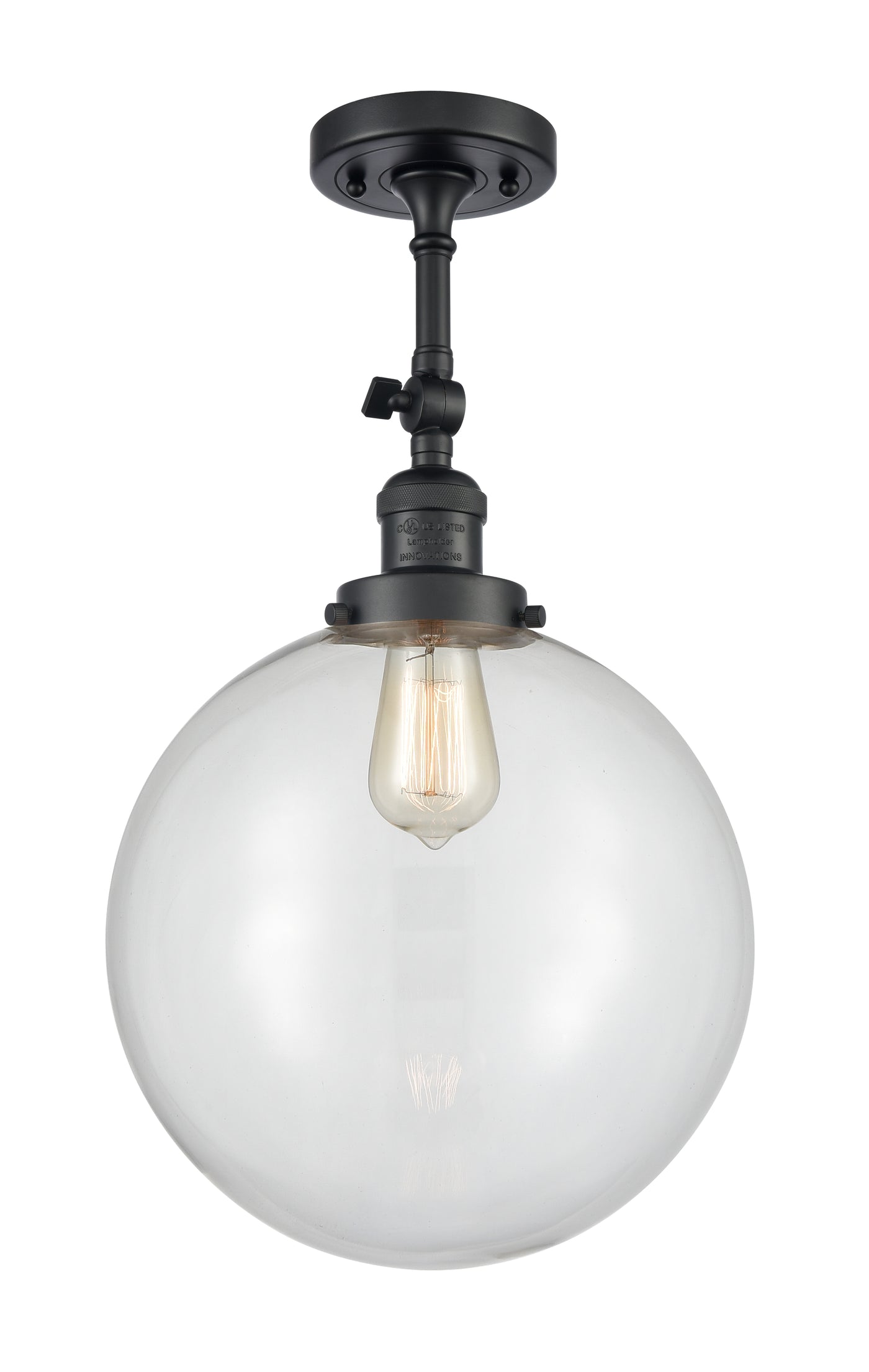 Franklin Semi-Flush Mount Brushed Satin Nickel