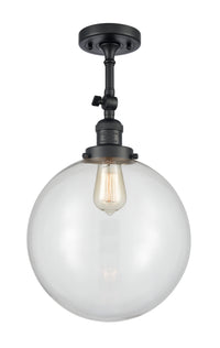 Franklin Semi-Flush Mount Brushed Satin Nickel