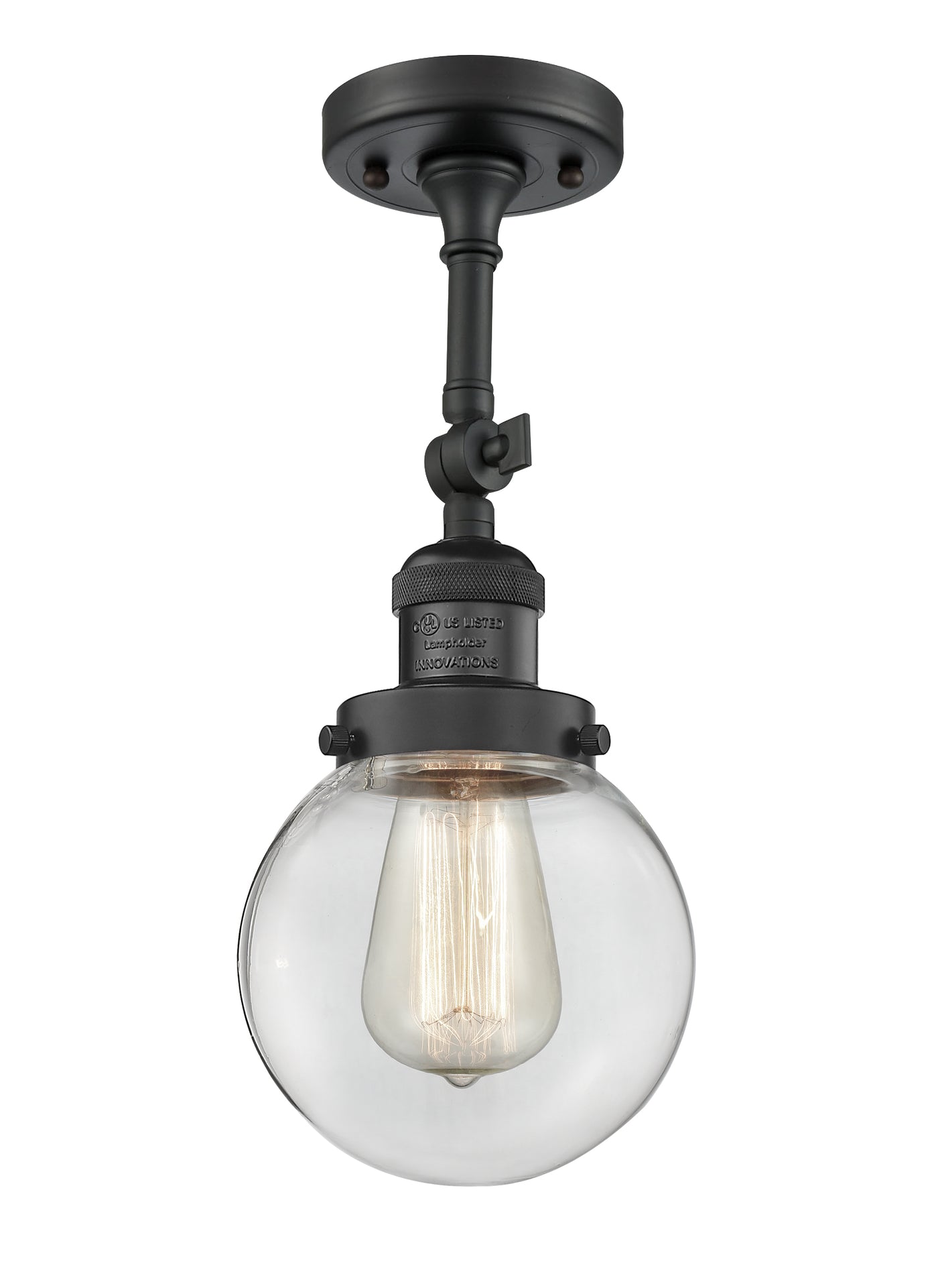 Franklin Semi-Flush Mount Brushed Satin Nickel