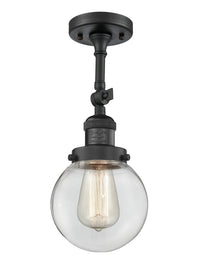 Franklin Semi-Flush Mount Brushed Satin Nickel
