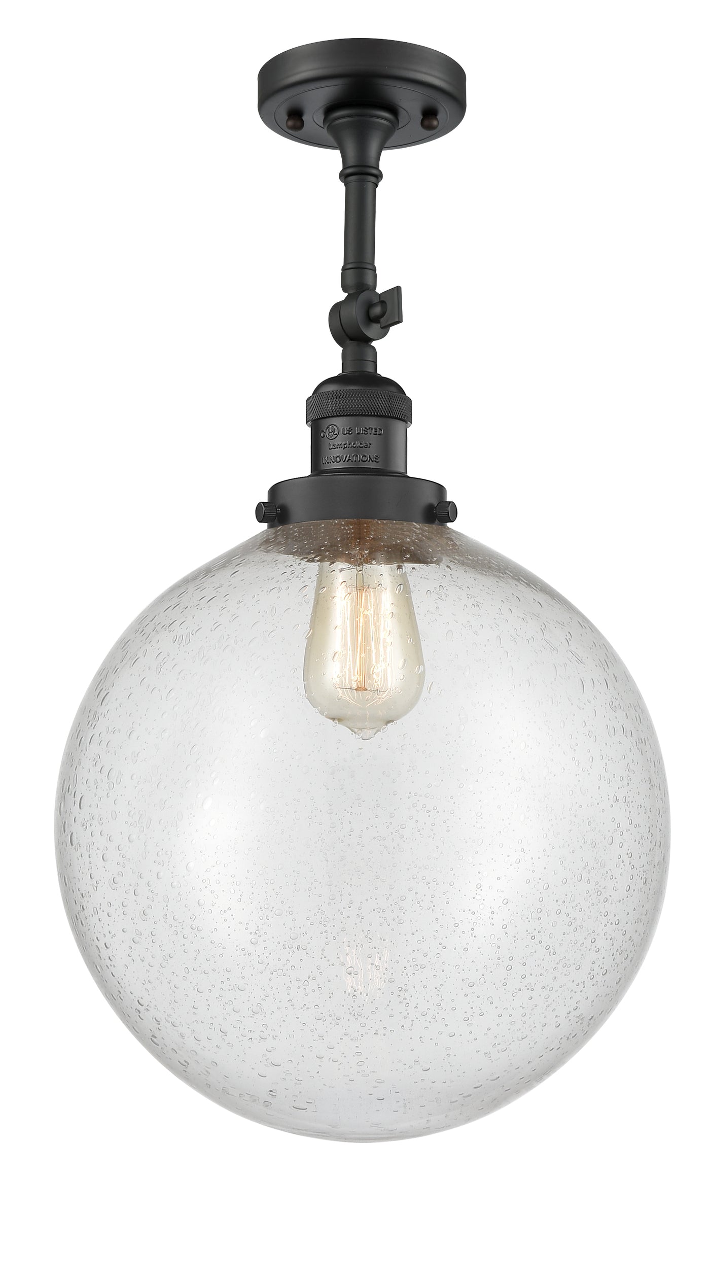 Franklin Semi-Flush Mount Brushed Satin Nickel