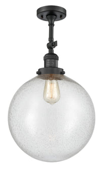 Franklin Semi-Flush Mount Brushed Satin Nickel