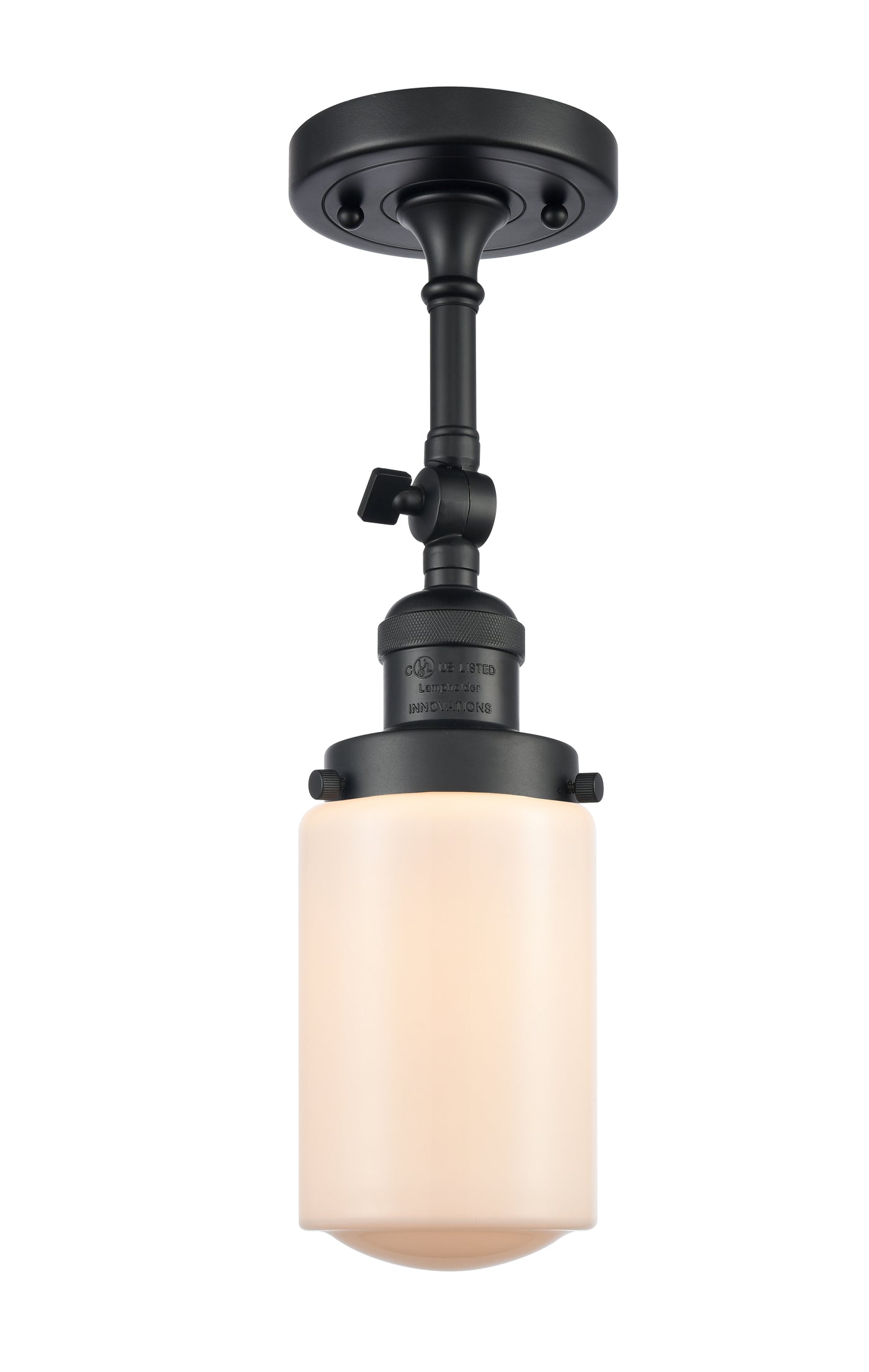 Franklin Semi-Flush Mount Brushed Satin Nickel