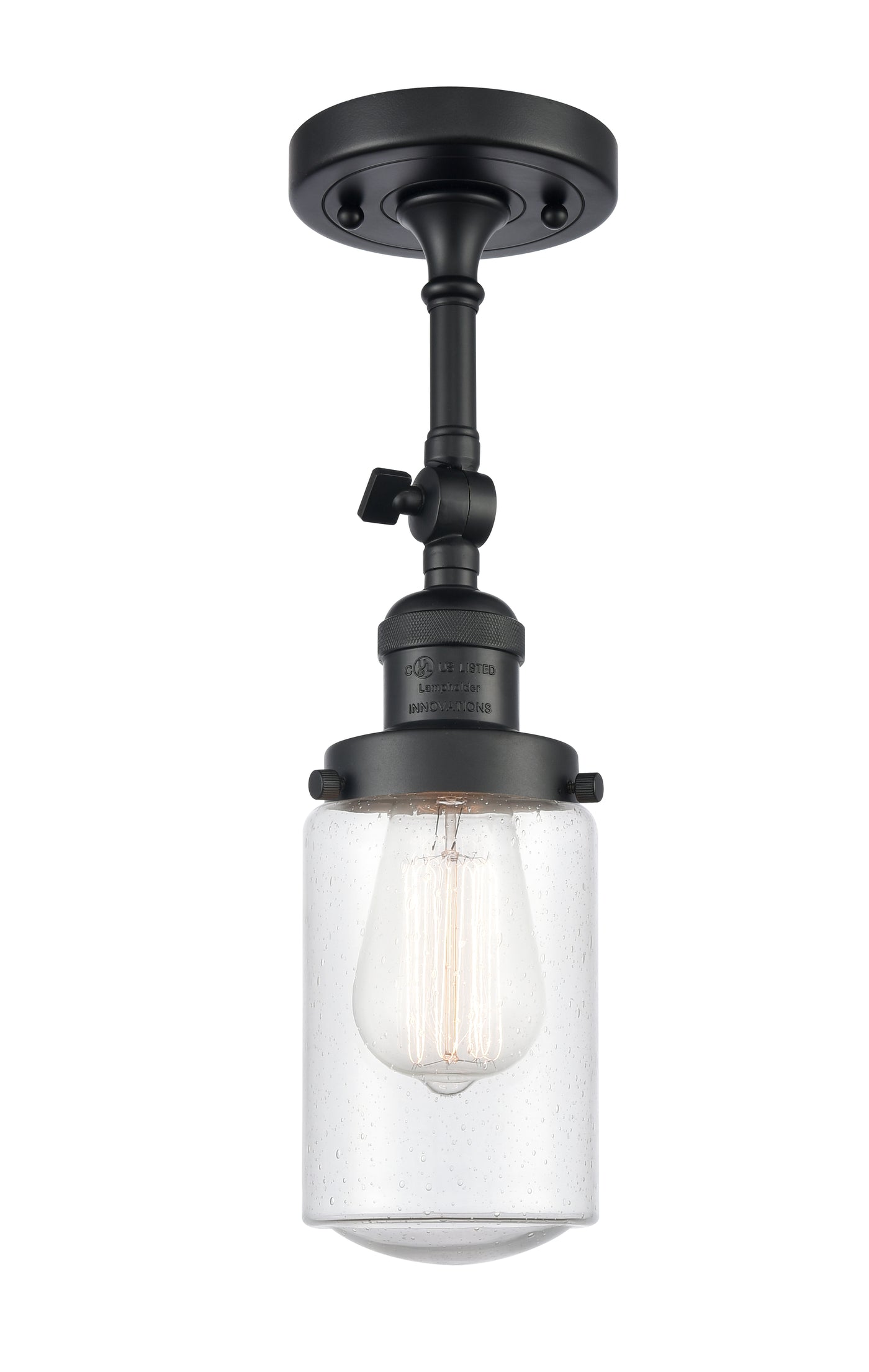 Franklin Semi-Flush Mount Brushed Satin Nickel