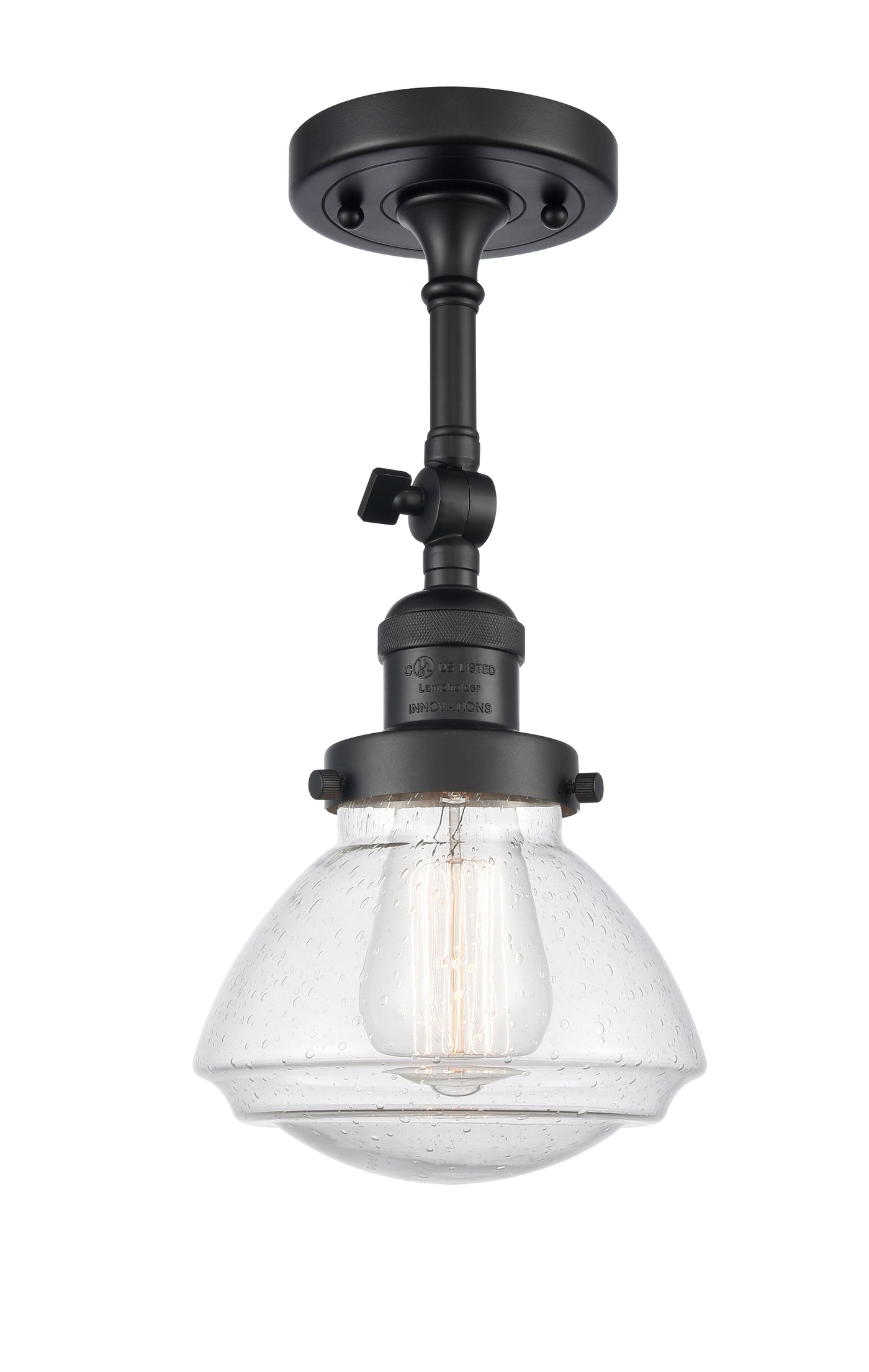 Franklin Semi-Flush Mount Brushed Satin Nickel