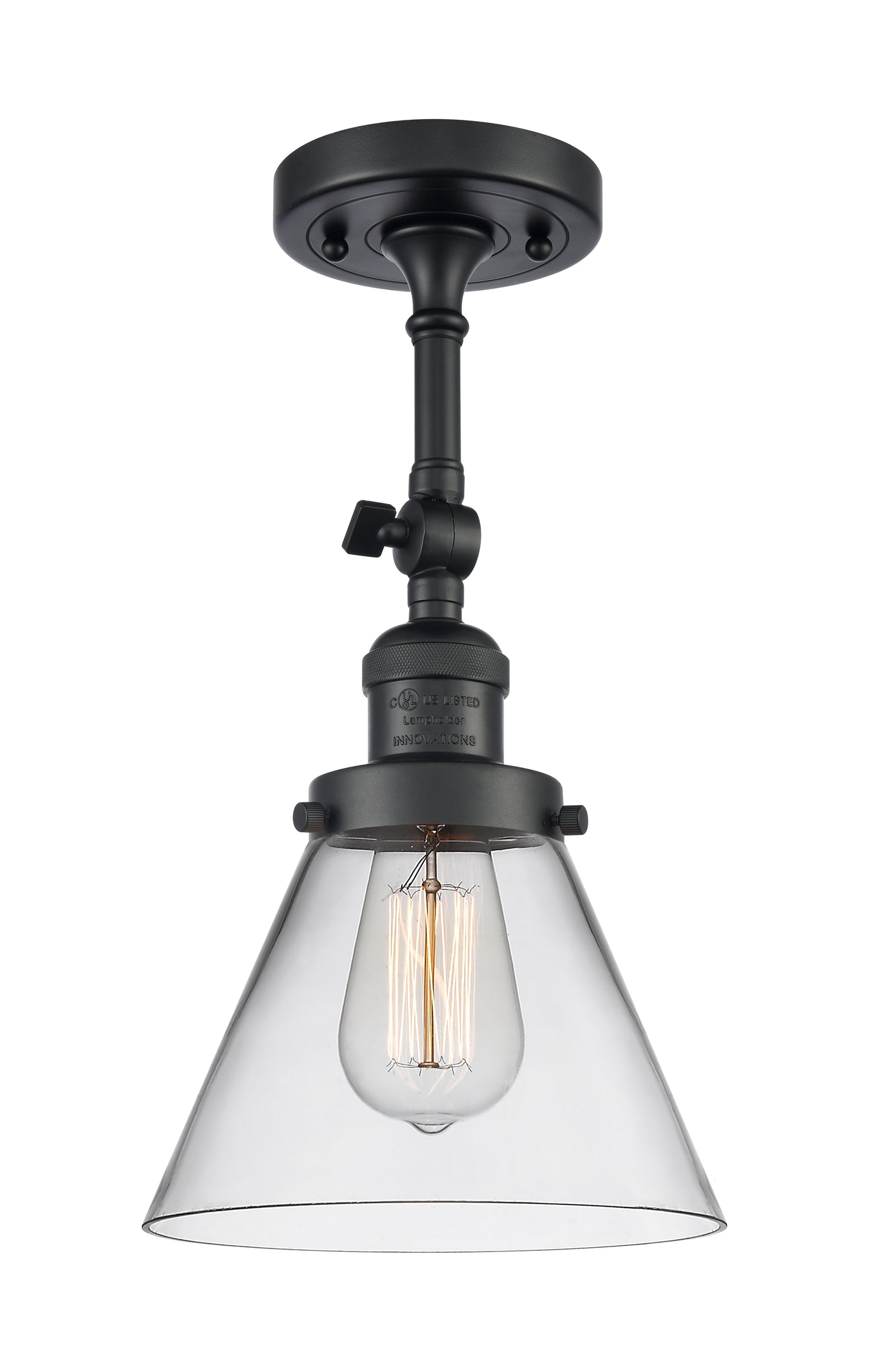 Franklin Semi-Flush Mount Brushed Satin Nickel