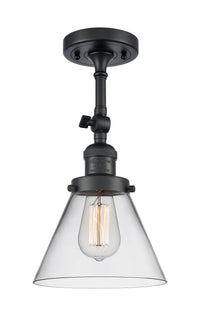 Franklin Semi-Flush Mount Brushed Nickel