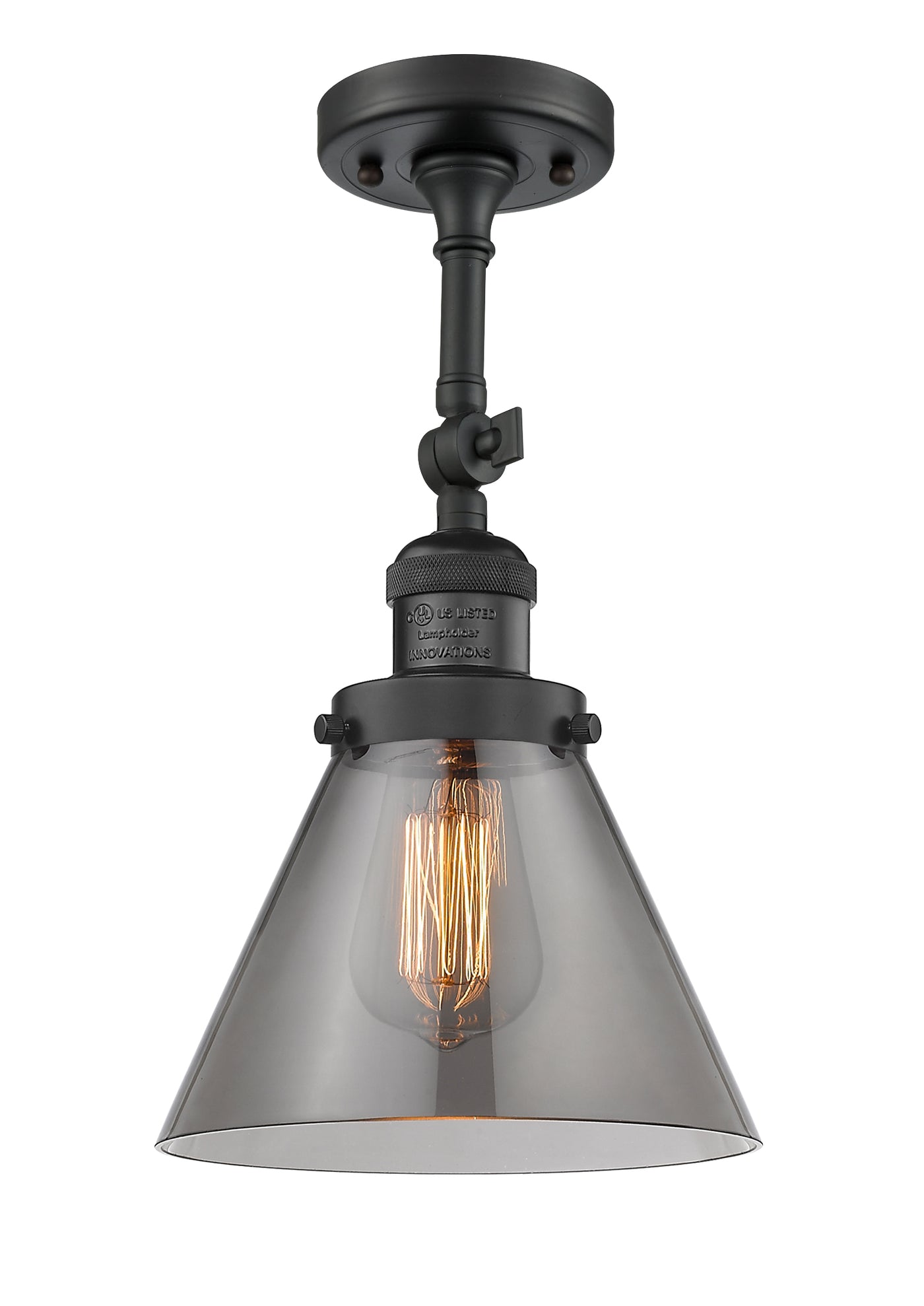 Franklin Semi-Flush Mount Brushed Satin Nickel