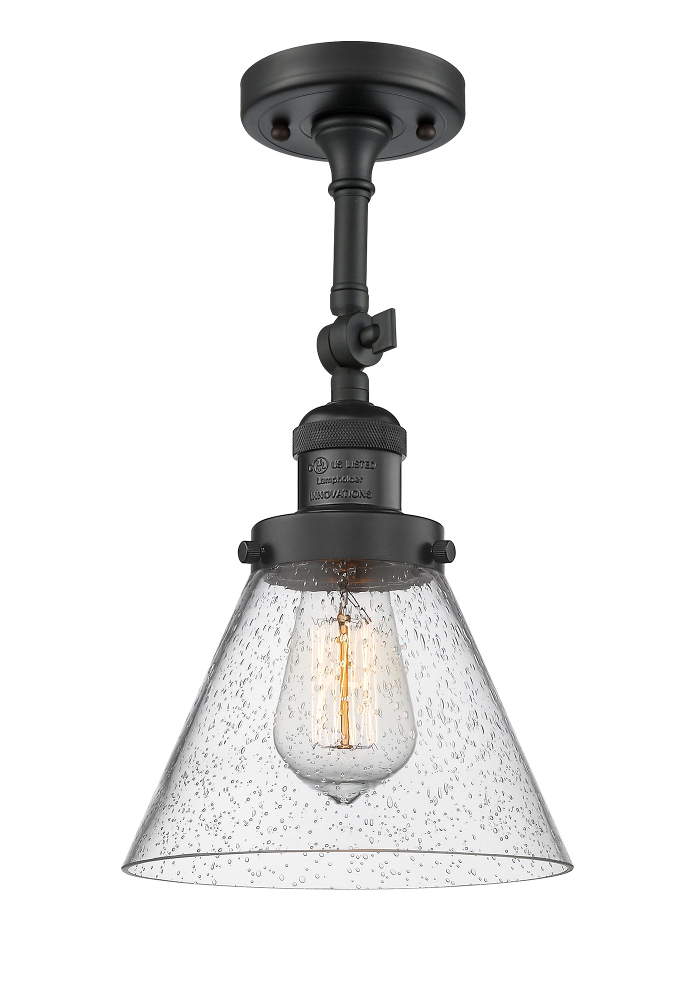 Franklin Semi-Flush Mount Brushed Satin Nickel