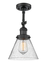 Franklin Semi-Flush Mount Brushed Nickel