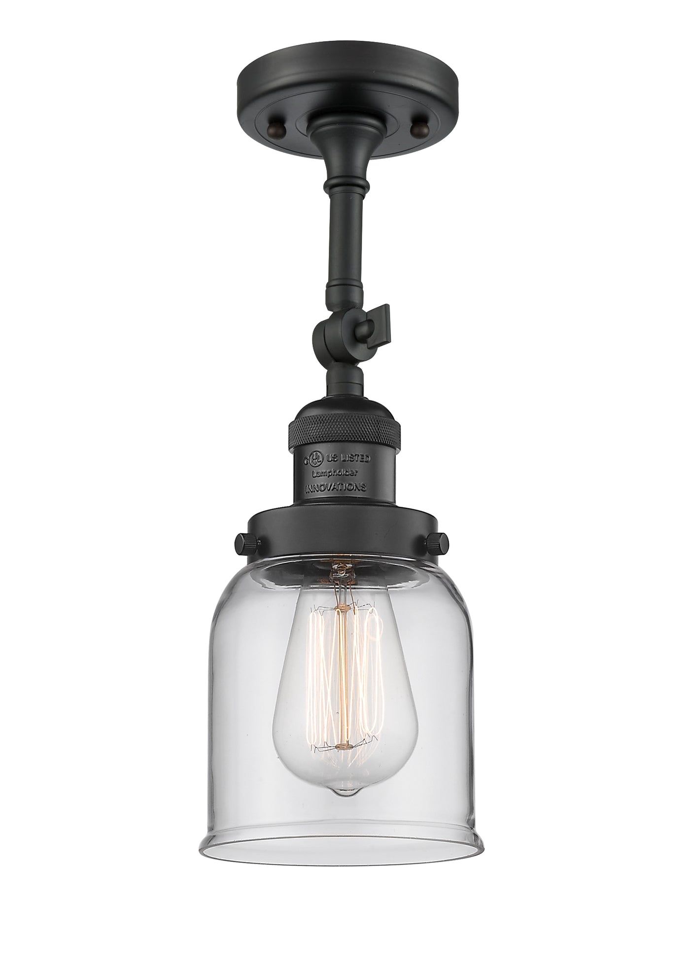 Franklin Semi-Flush Mount Brushed Satin Nickel